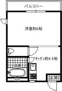 ラプティメゾン長居【2階】の間取り