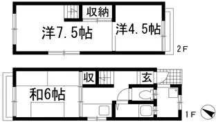 兵庫県川西市霞ケ丘2【一戸建】の間取り