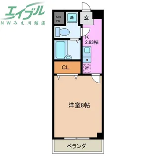 サニーヒルズあい【2階】の間取り