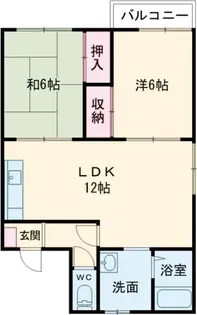 マウンテンビレッジ真木 A【2階】の間取り