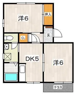 アイビーコート高橋【1階】の間取り