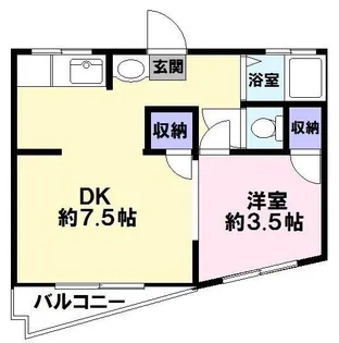 石井マンション【3階】の間取り