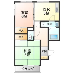 ジュエルARAKI【2階】の間取り