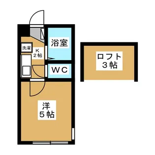 プランシュ相模大野【2階】の間取り