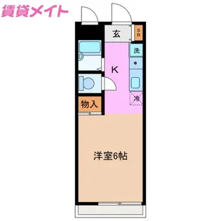 ソレイユ【2階】の間取り