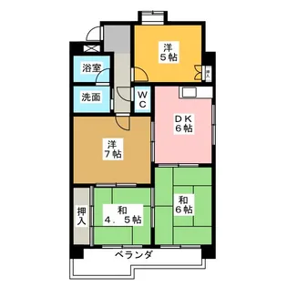 ガーデンハイツエクレール【3階】の間取り