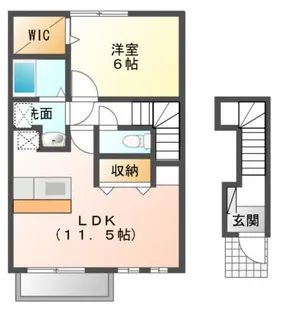 Seis豊潤 A棟【2階】の間取り