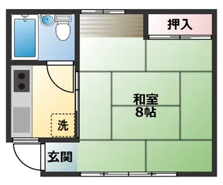 第二中村ハイツ【1階】の間取り