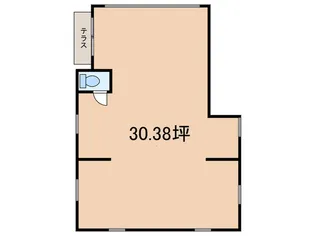 稲城長沼駅前貸店舗【1階】の間取り