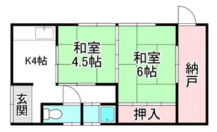 滋賀県大津市雄琴3【一戸建】の間取り