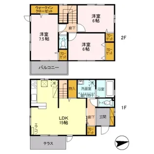 新潟県長岡市前田3【一戸建】の間取り