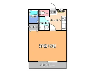 コンフォルトB【1階】の間取り