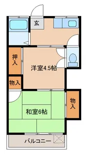 細田ニューハイツ【2階】の間取り