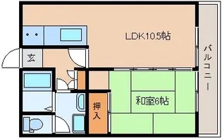 セレンティア【1階】の間取り