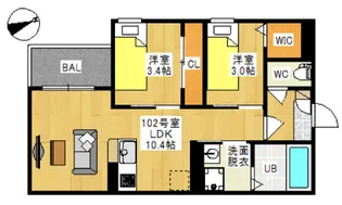 REGALEST LUCENTE(レガリスト ルチェンテ)【1階】の間取り