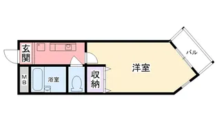 兵庫県西宮市鳴尾町3【マンション】の間取り