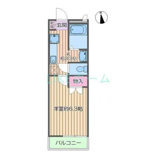 インサイド シー ビレッジ【2階】の間取り