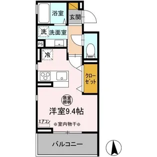 サンプラム【3階】の間取り