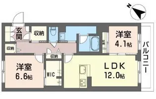 シャルム・I【2階】の間取り