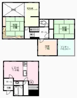 静岡県伊東市富戸【一戸建】の間取り