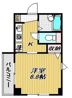 ラ・プリマヴェーラ【3階】の間取り