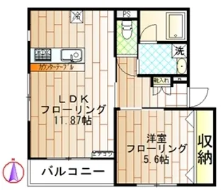 東京都中野区野方6【マンション】の間取り