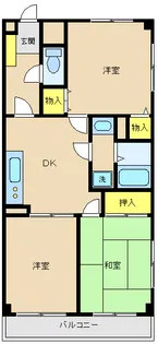 神奈川県川崎市高津区末長1【マンション】の間取り