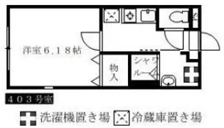 WOOD WORK【4階】の間取り