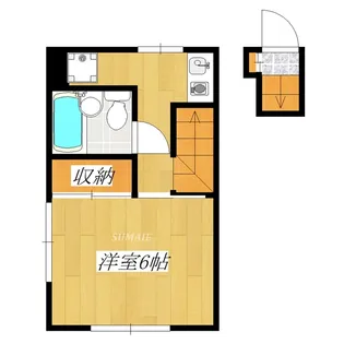 ハイホーム【2階】の間取り