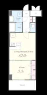 福岡県久留米市本町【マンション】の間取り
