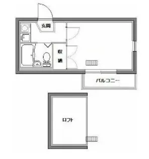 東京都豊島区上池袋3【アパート】の間取り