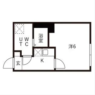 アイリス渋谷【2階】の間取り