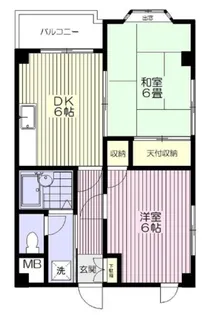 マローネハウス【1階】の間取り
