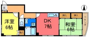 リバーコート【4階】の間取り