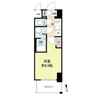 エスリードレジデンス大今里【5階】の間取り