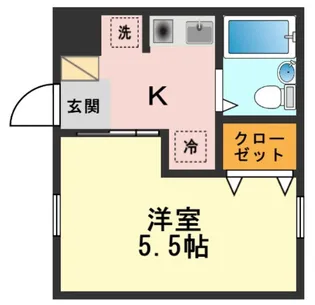 東京都江戸川区南小岩5【アパート】の間取り