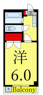 清水マンション【2階】の間取り