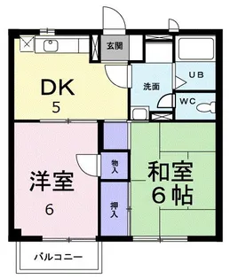群馬県安中市郷原【アパート】の間取り