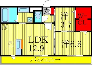 エスポワール E【1階】の間取り
