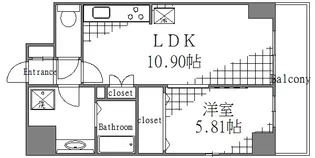 シャルム亀戸【3階】の間取り
