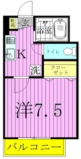グラントワ谷在家【3階】の間取り
