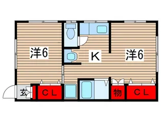 ハイツ近田【2階】の間取り