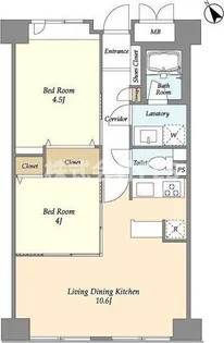 東京都豊島区北大塚2【マンション】の間取り