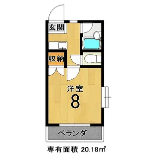 メゾン・ド・ラディ【1階】の間取り