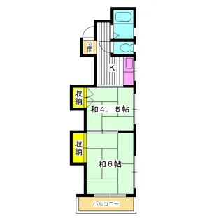 東京都練馬区桜台4【マンション】の間取り