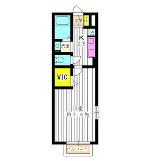東京都練馬区中村南2【アパート】の間取り
