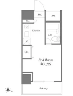 メゾン・ド・ヴィレ麻布台【3階】の間取り