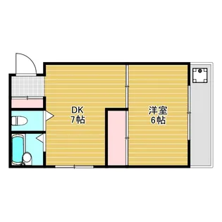 VIP岡町【2階】の間取り