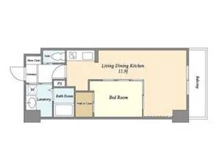 東京都大田区羽田3【マンション】の間取り