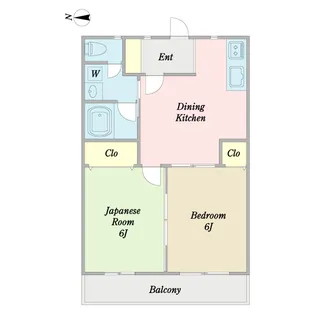 レジデンスジョー【3階】の間取り